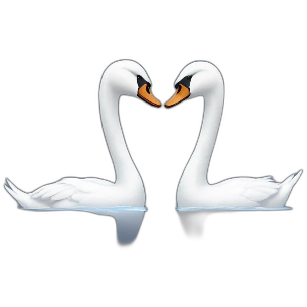 Swan and néo emoji