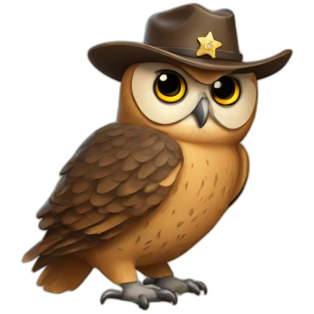 Sheriff Owl emoji