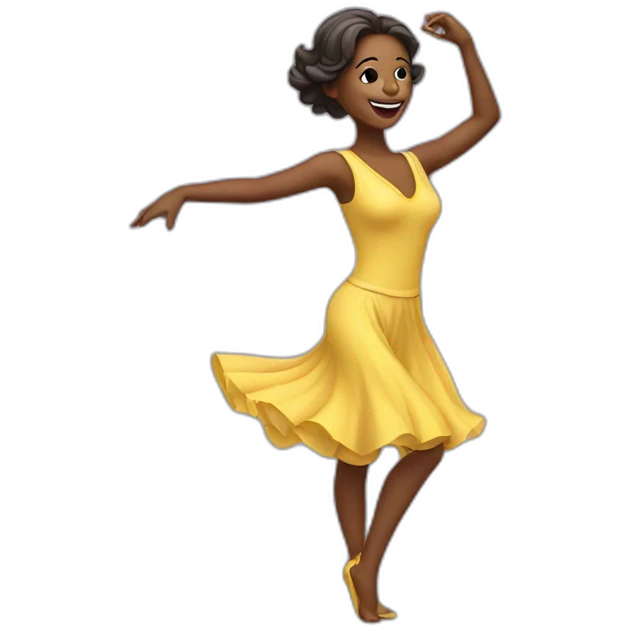 Dancing lady emoji