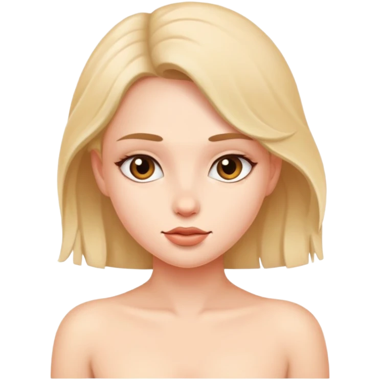 голая девушка emoji
