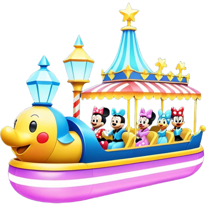 Disney’s electric parade emoji