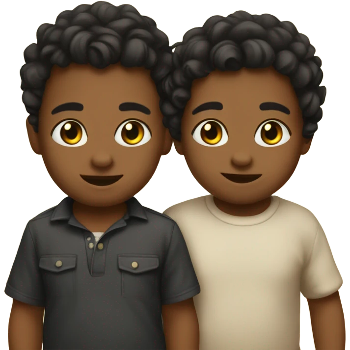 2 cute babies emoji