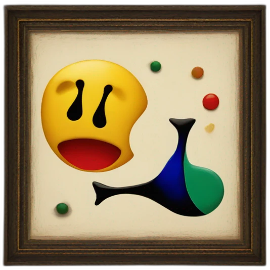 Miro painting emoji