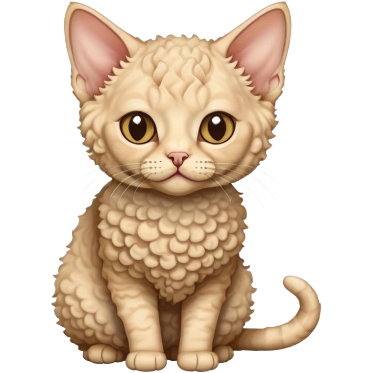 Devon Rex cat emoji