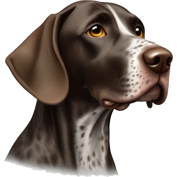 German shorthaired pointer emoji