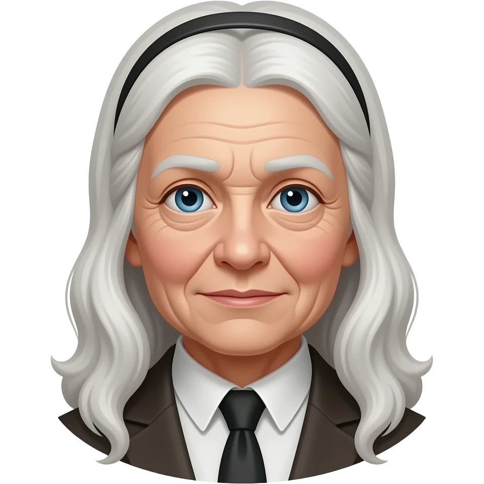 Old dead white lady emoji