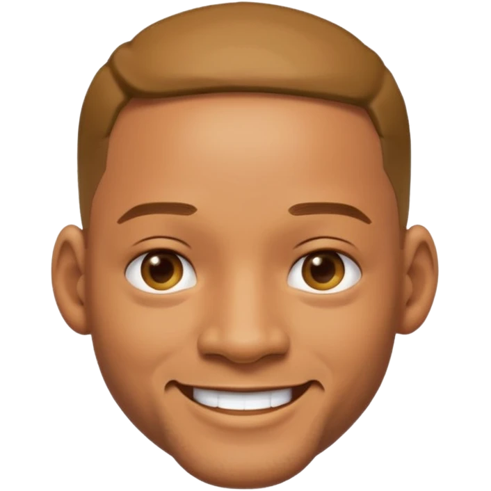 will smith with no beard 2d emoji emoji