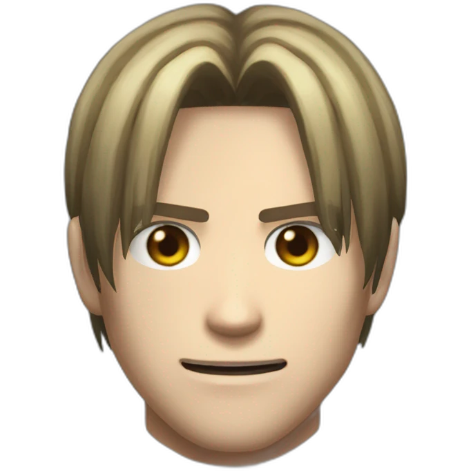 resident evil 4 leon kennedy headshot emoji
