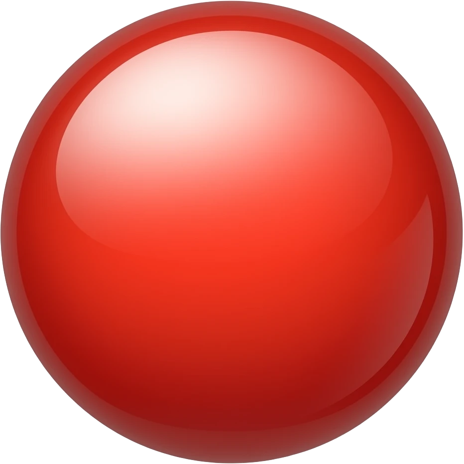 list bullet point emoji, round chape, color Red (#F44336) emoji