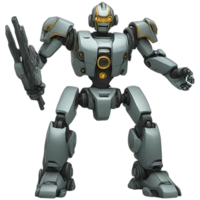 Robot armed emoji