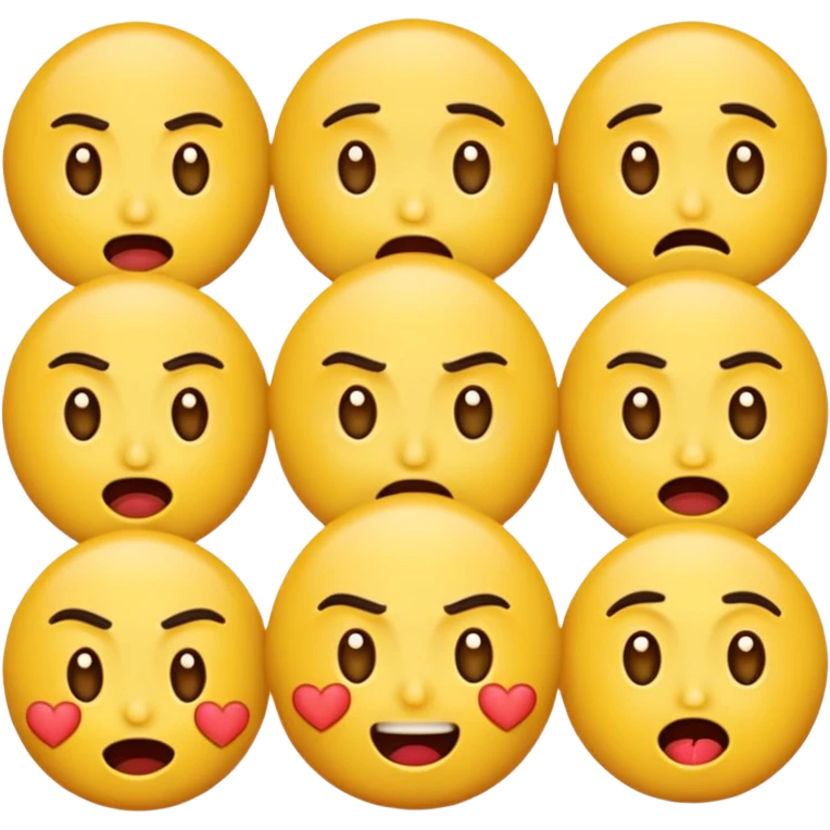 Is those emojis 🙂😘😡🫢 emoji