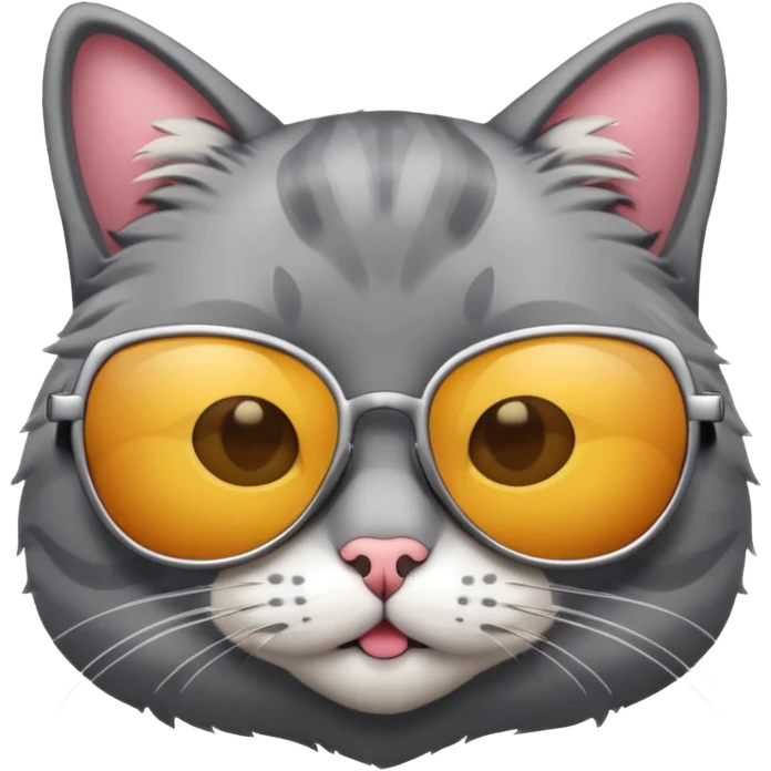 Cat wearing sunglasses emoji
