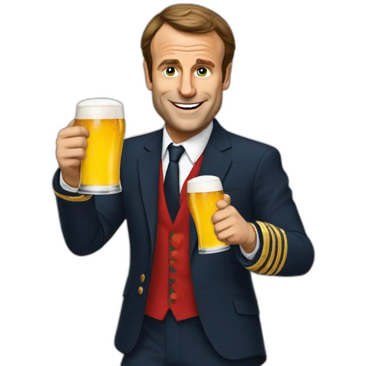 macron-beer emoji