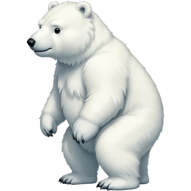 white polar bear emoji