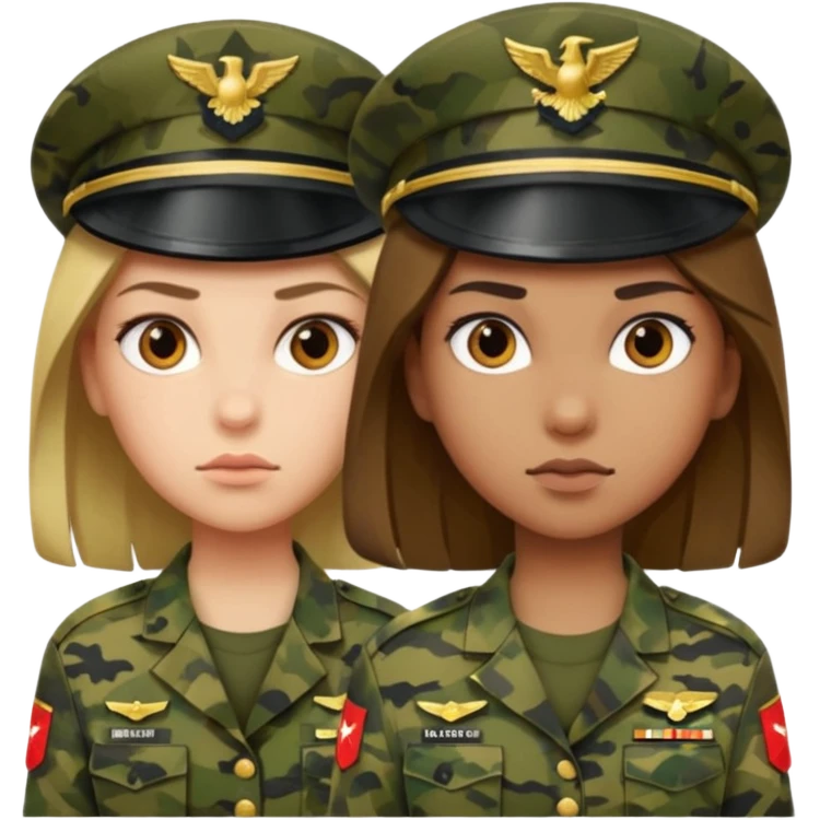 Girls army emoji