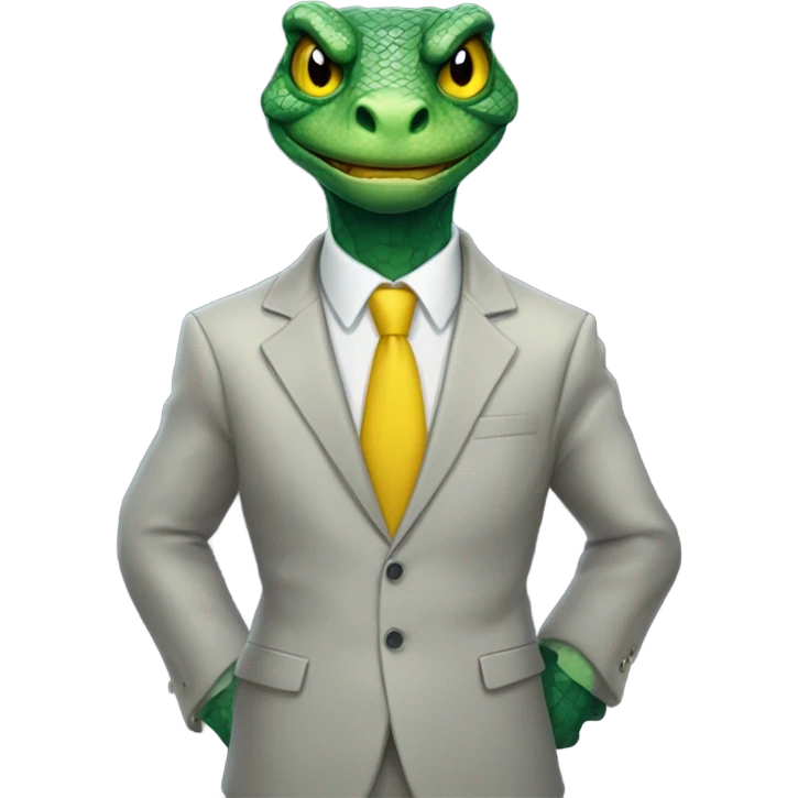 capitalist reptilian emoji