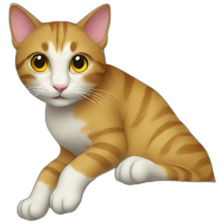 Cat in a tree emoji