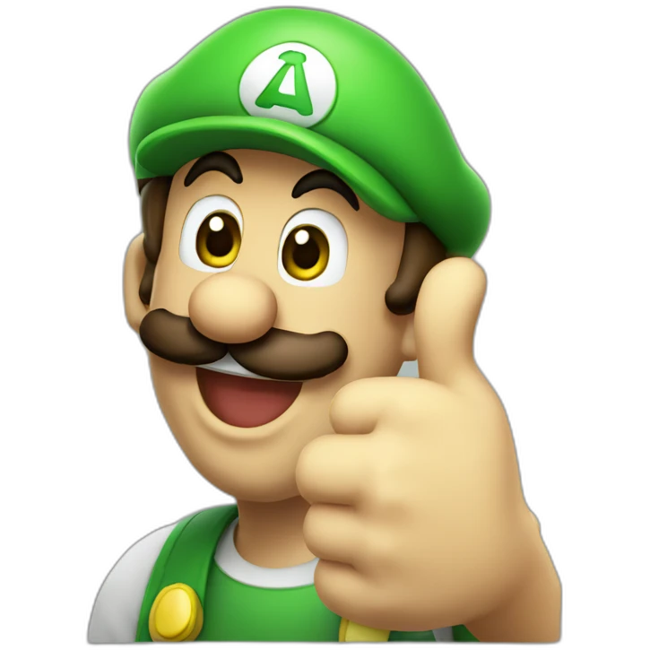 luigi thumbs up emoji