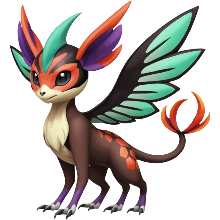 Meloetta-Noivern-Pokémon-Fakémon-creature emoji