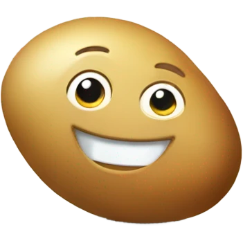 Vibrating potato happy  emoji