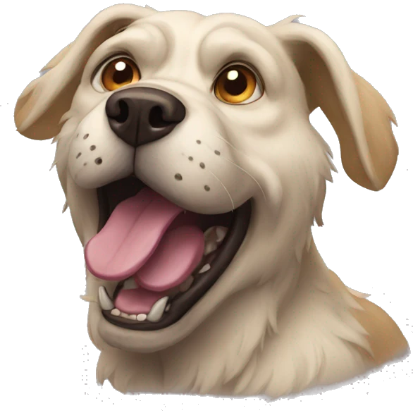 monster dog emoji