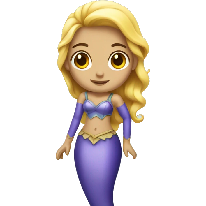 mermaid princess worker  emoji