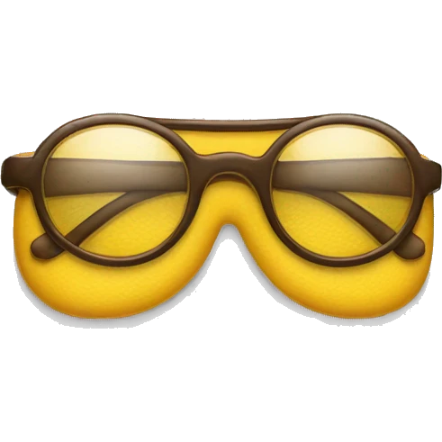 Chaussure lunettes emoji