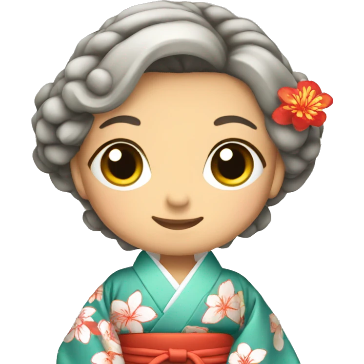 traditional kimono emoji