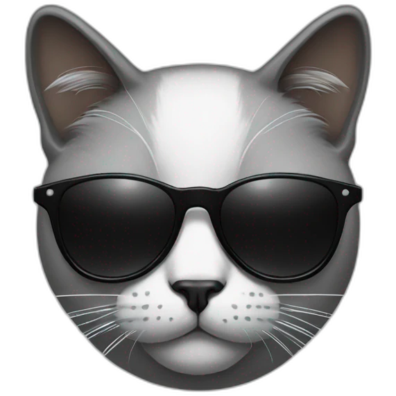 cat-black-with-sunglasses emoji