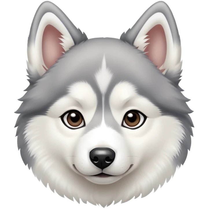 Puppy husky emoji