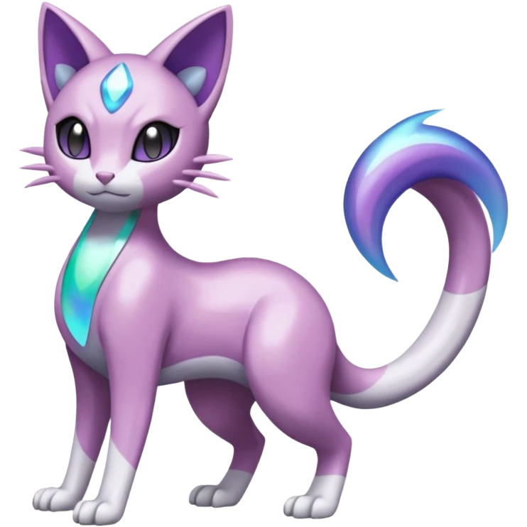 Meloetta-Mewtwo-Purrloin-Palkia-Pokémon-Fakémon-fusion-hybrid-creature emoji