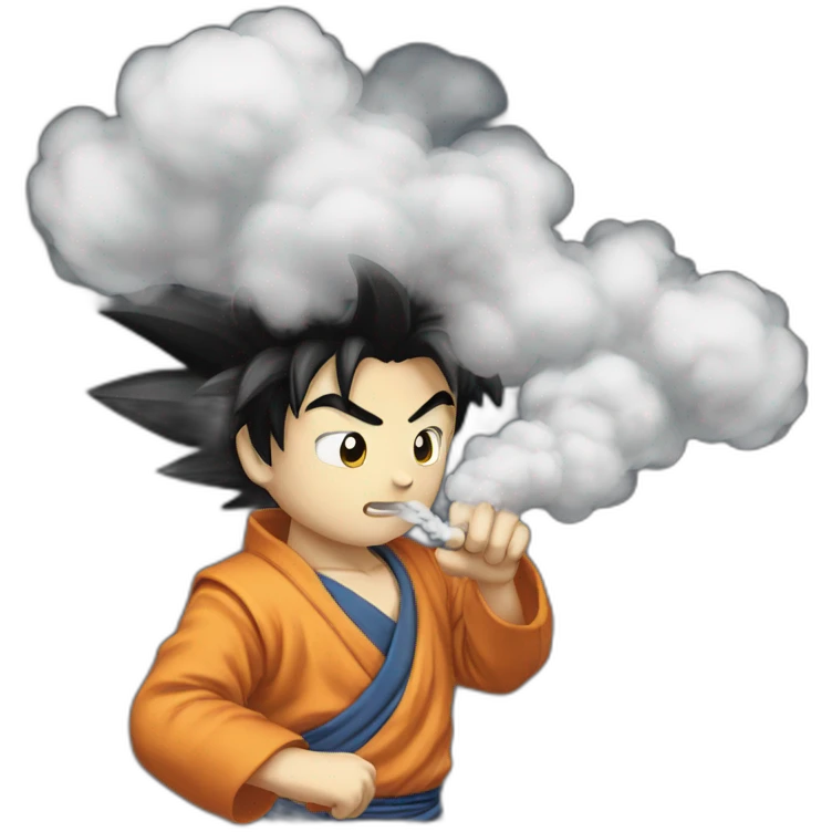 Sangoku  smoke emoji