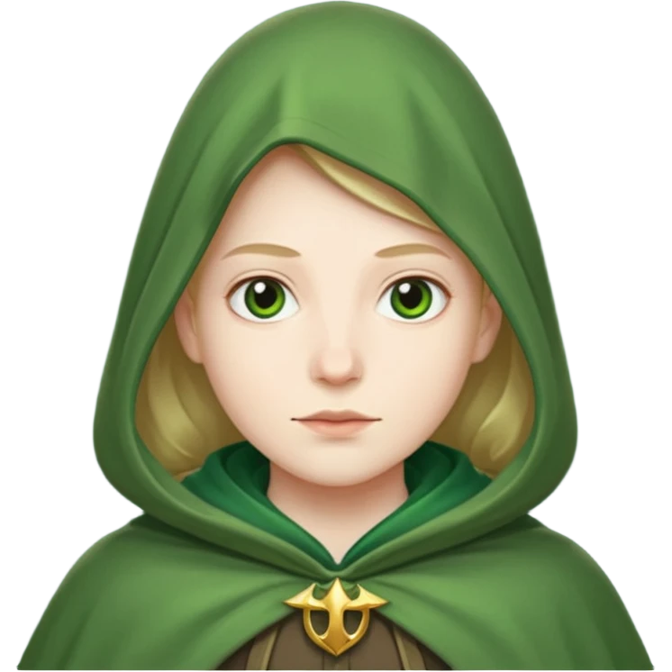 green Cloaked night guard emoji