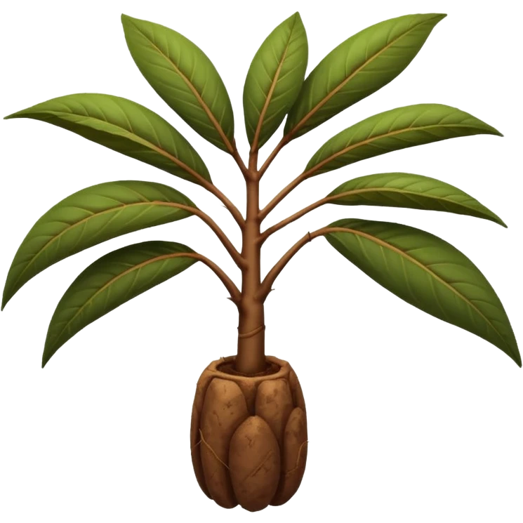 



cassava root emoji