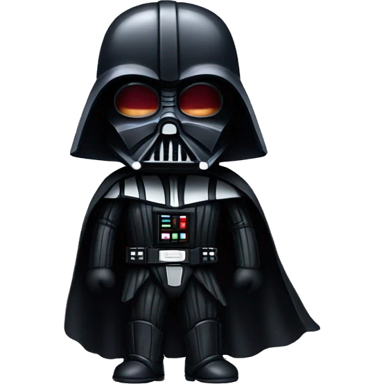 Darth Vader wearing a tutu emoji