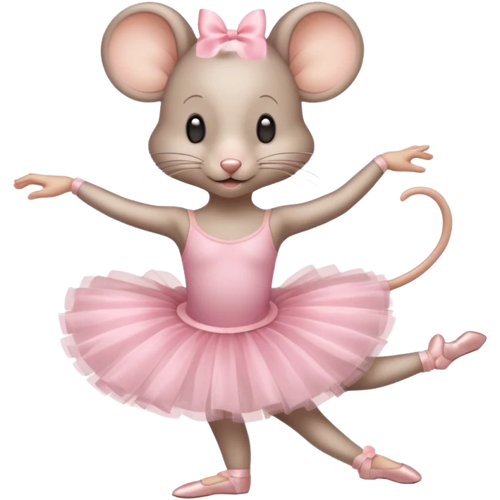 a ballet dancer mouse emoji