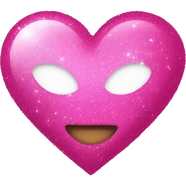 pink sparkly heart emoji