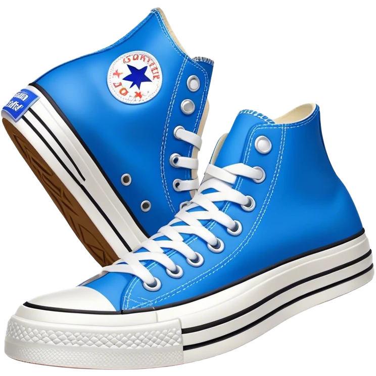 Blue low converse emoji