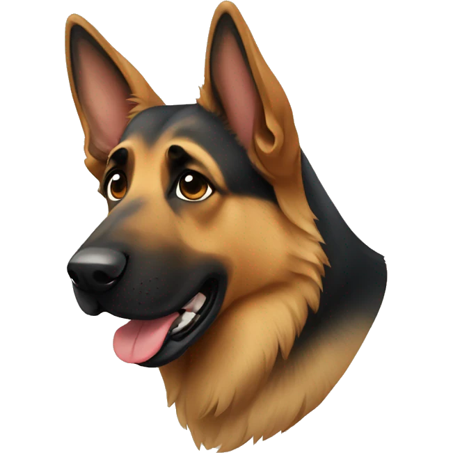 German shepherd  emoji