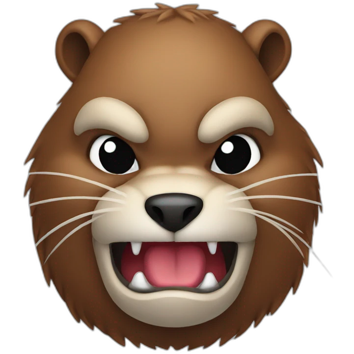 angry-beaver emoji