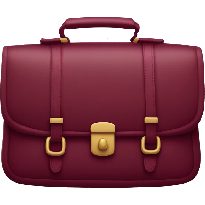 Christmas burgundy bag emoji