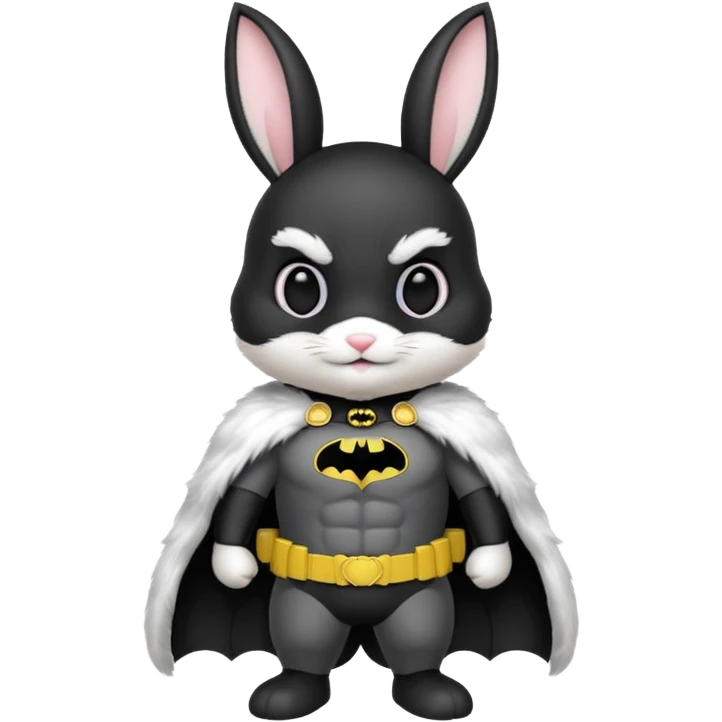 bunny as batman emoji