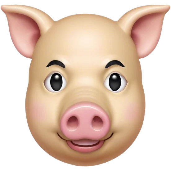 dio con la maschera da porco emoji