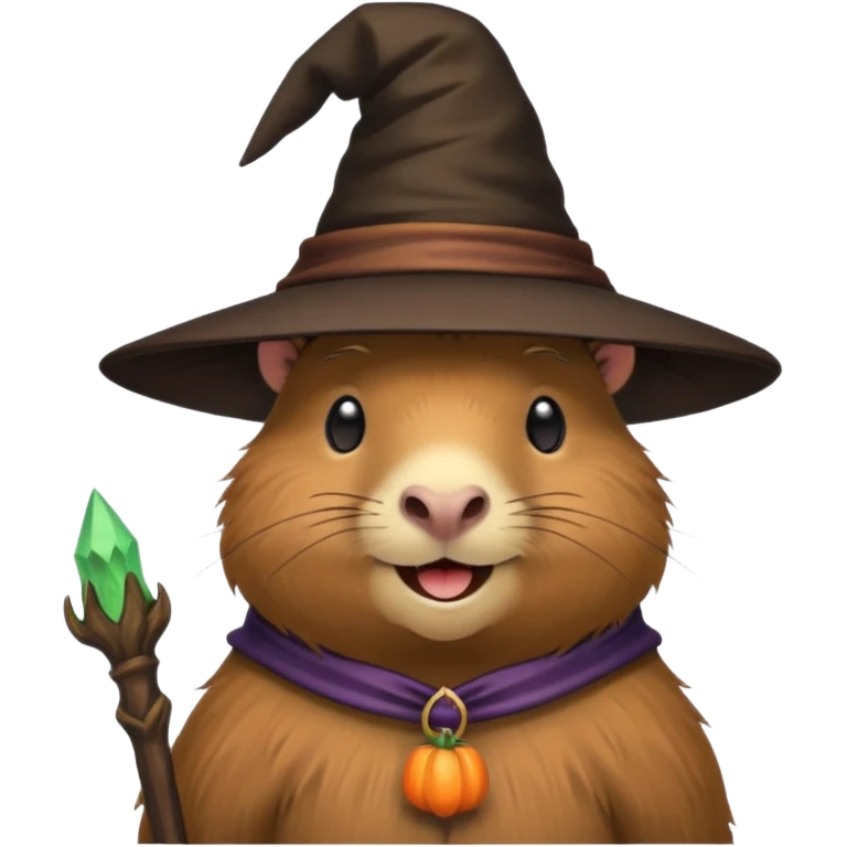 capypara in role witch emoji