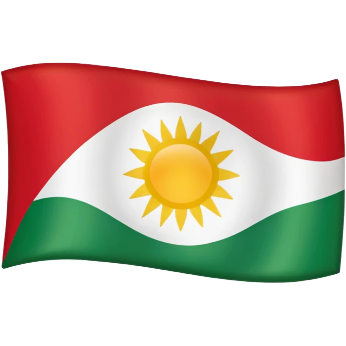kurdistan flag emoji
