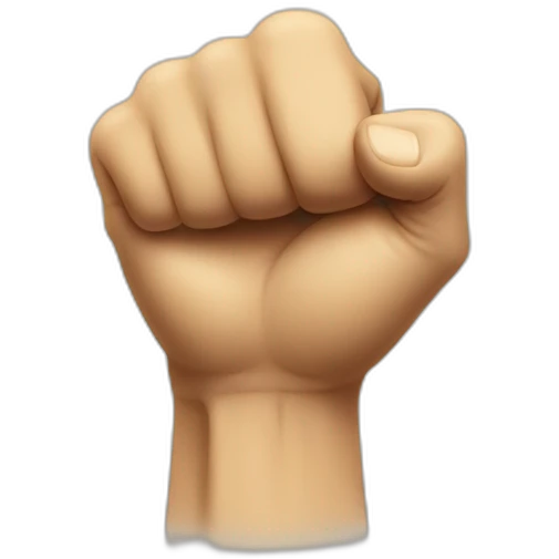 Shaking fist emoji