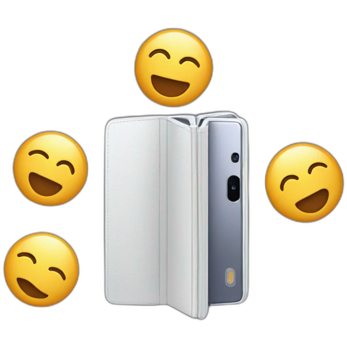 Samsung Galaxy fold emoji