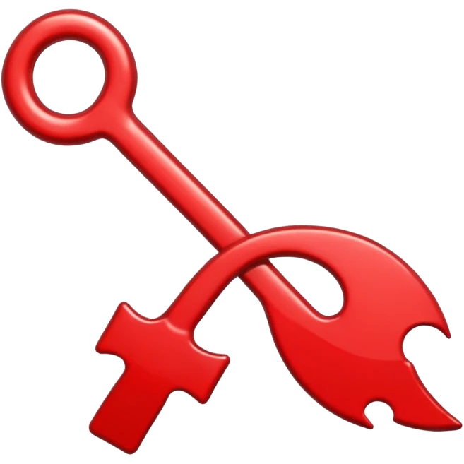 Dunkelrote schleife emoji