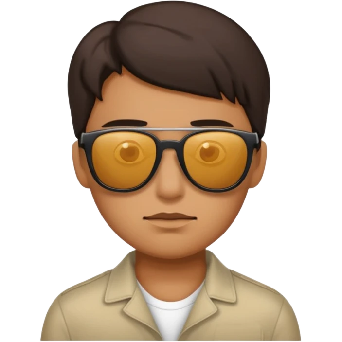 tired with sunglasses emoji