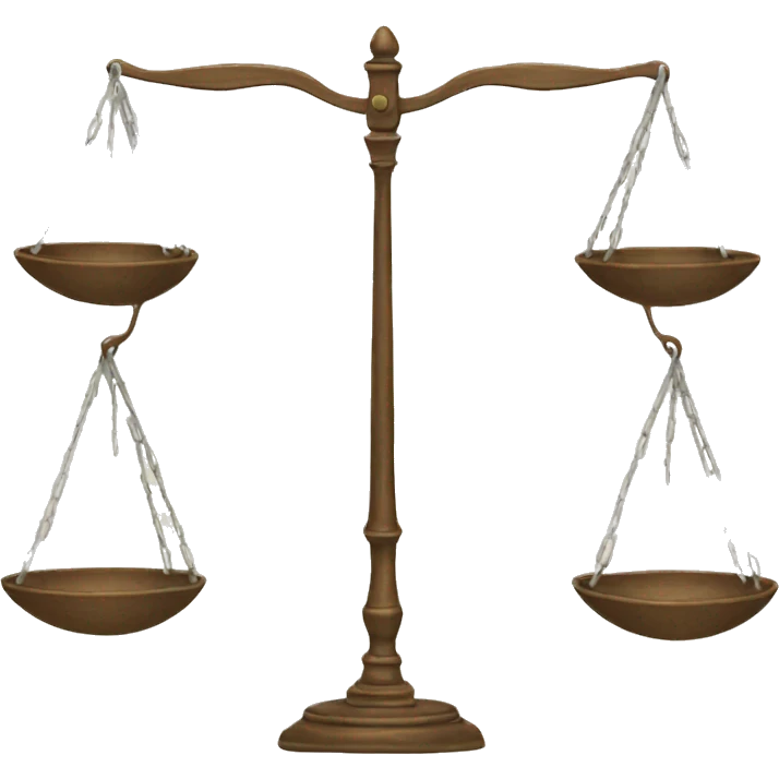2 documents on the scale emoji